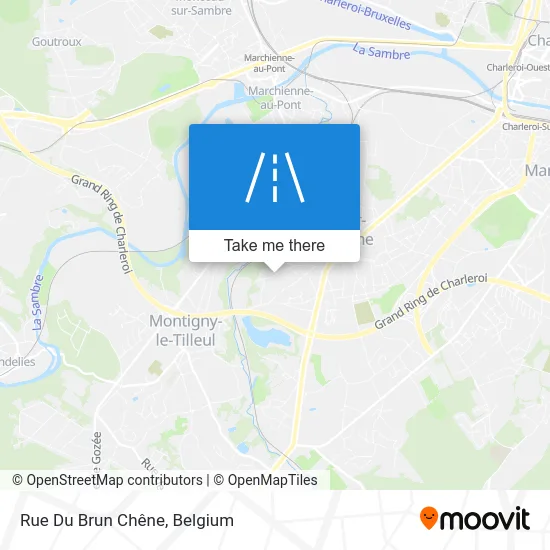 Brown Oak Street map