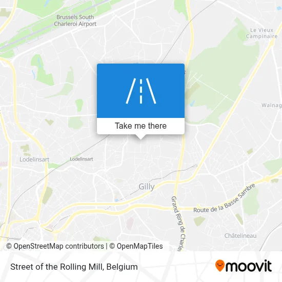 Street of the Rolling Mill map