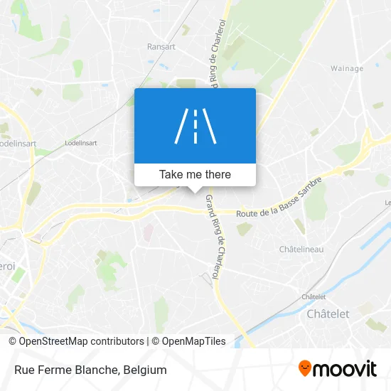 Ferme Blanche Street map