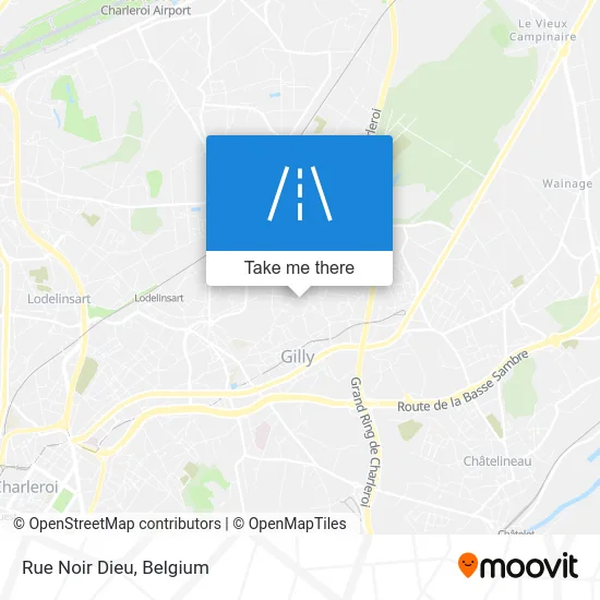 Black God Street map