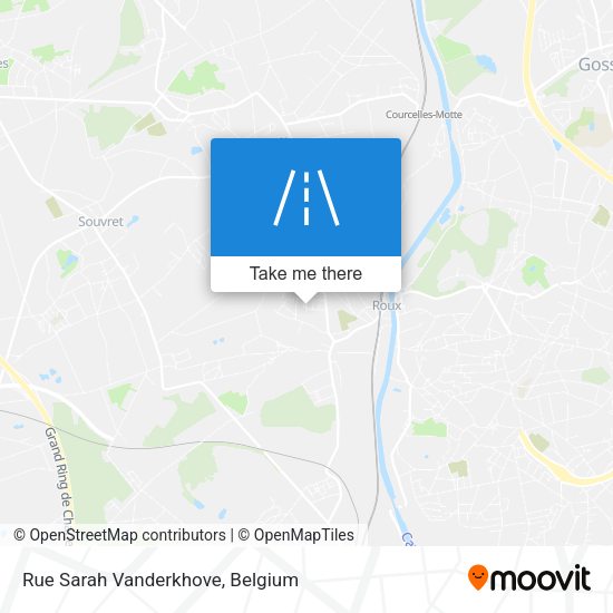 Rue Sarah Vanderkhove plan