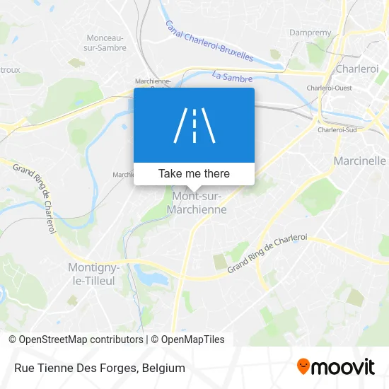 Tienne des Forges Street map