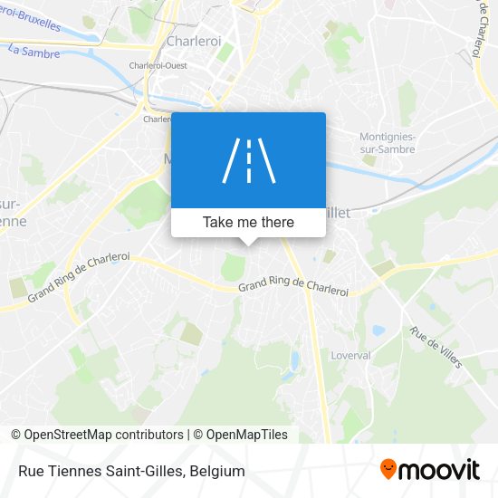 Rue Tiennes Saint-Gilles map