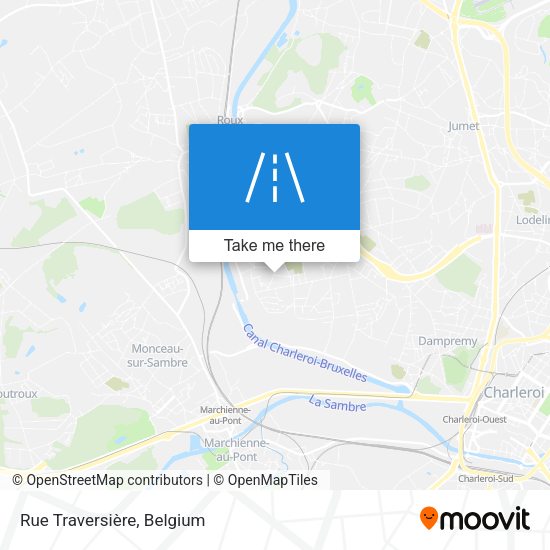 Rue Traversière plan