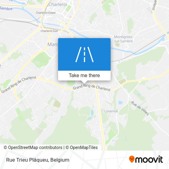 Rue Trieu Plâqueu plan