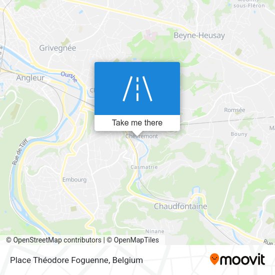 Place Théodore Foguenne map