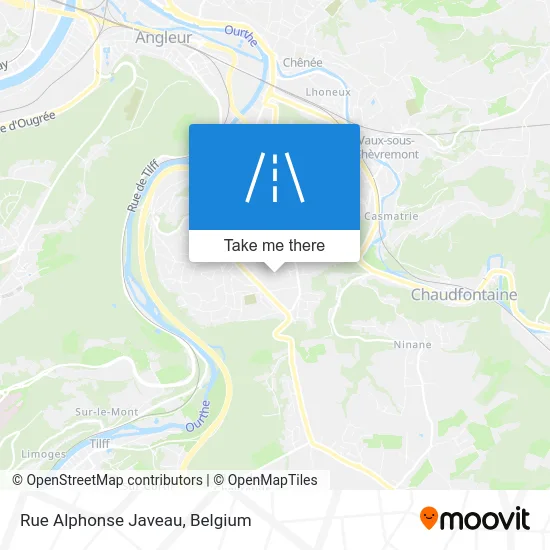 Alphonse Javeau Street map