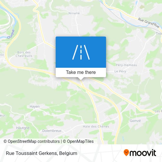 Rue Toussaint Gerkens plan
