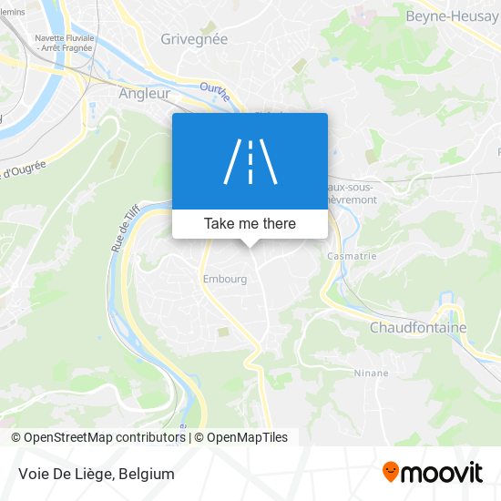 Voie De Liège map