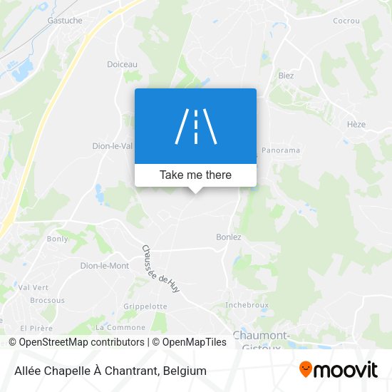 Allée Chapelle À Chantrant map