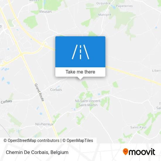 Chemin De Corbais map