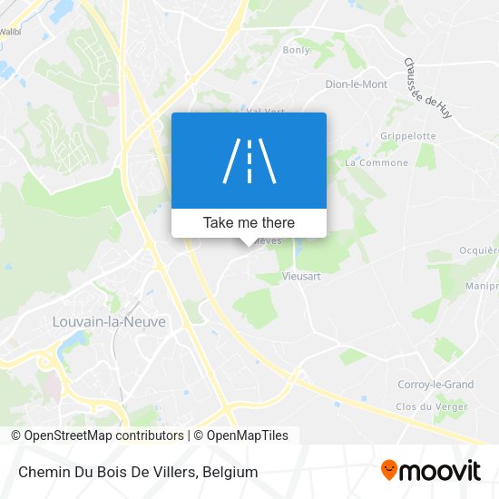 Chemin Du Bois De Villers map