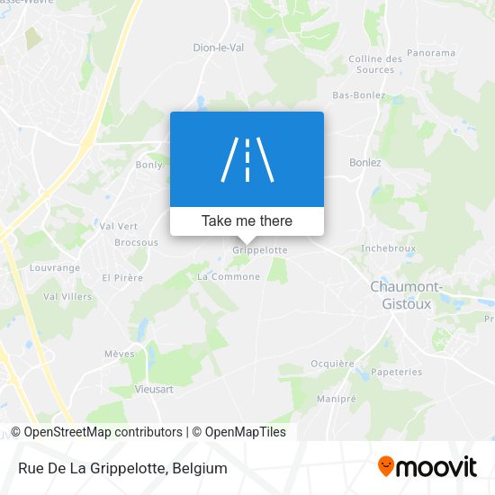 Rue De La Grippelotte plan