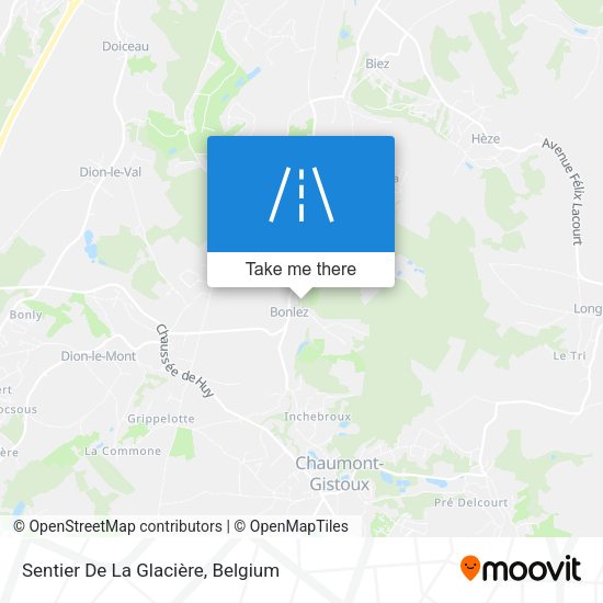 Sentier De La Glacière map
