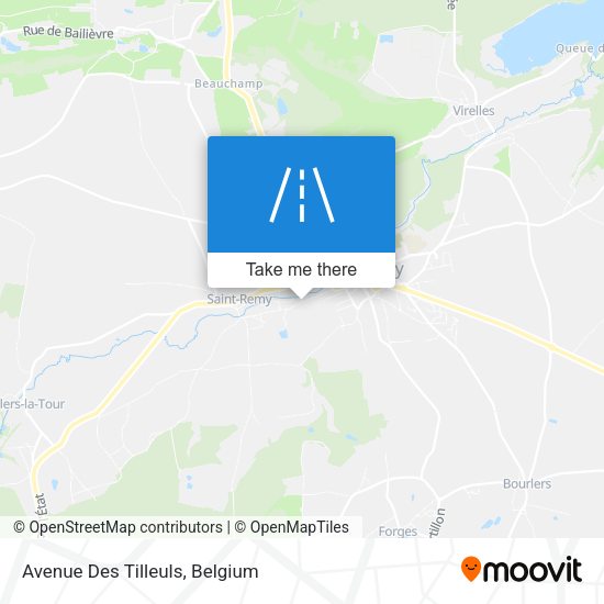 Avenue Des Tilleuls plan