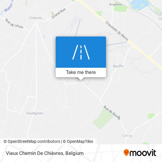 Vieux Chemin De Chièvres plan