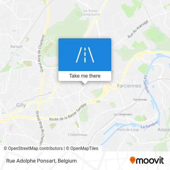 Adolphe Ponsart Street map