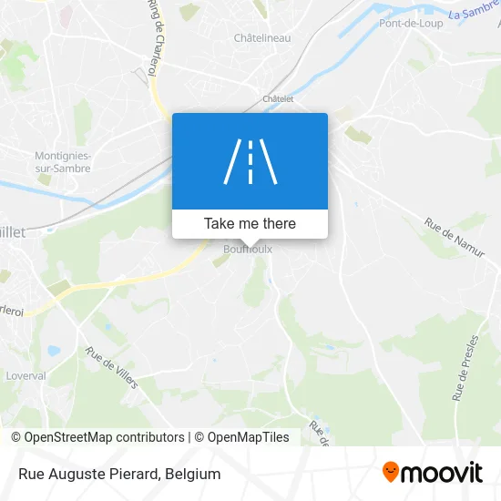 Auguste Pierard Street map