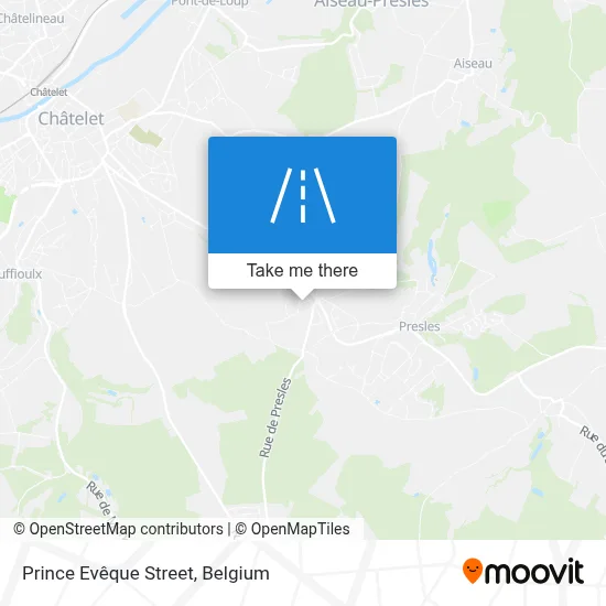 Prince Evêque Street map