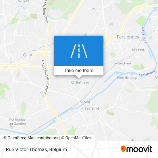 Rue Victor Thomas plan