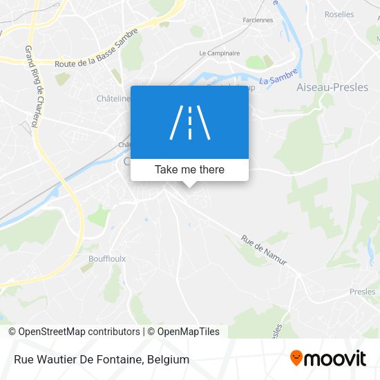 Rue Wautier De Fontaine plan