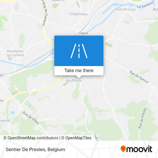 Sentier De Presles plan