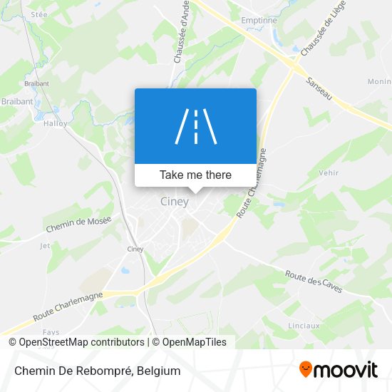 Chemin De Rebompré map