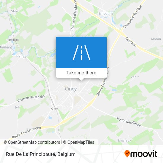 Rue De La Principauté map