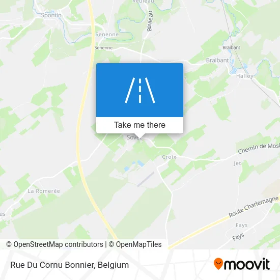 Cornu Bonnier Street map