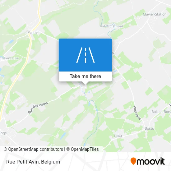 Petit Avin Street map