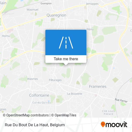 Rue Du Bout De La Haut map