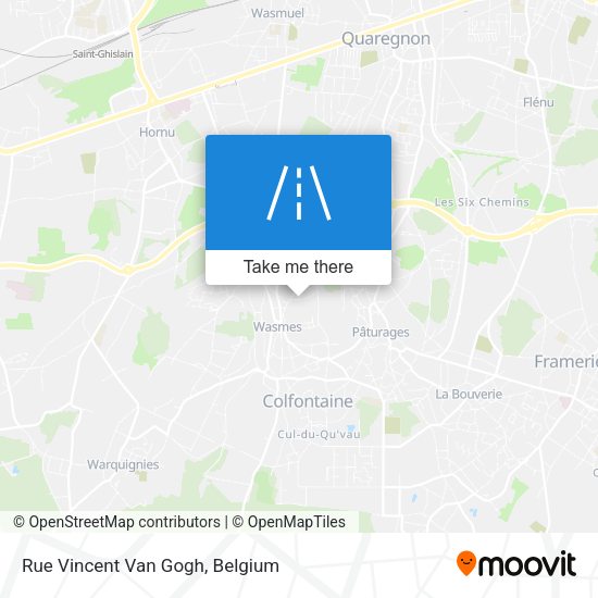 Rue Vincent Van Gogh plan