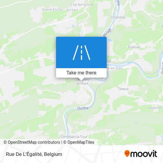 Rue De L'Égalité map
