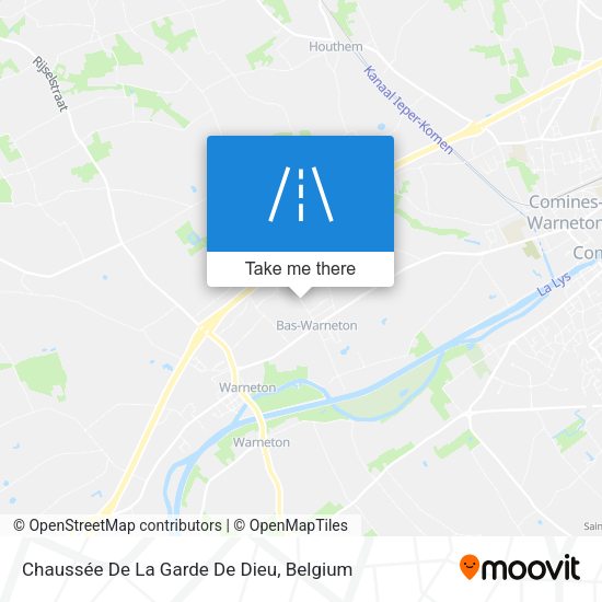 Chaussée De La Garde De Dieu map