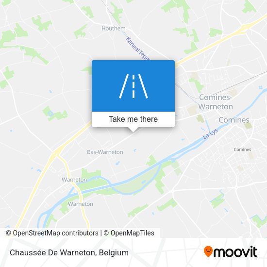 Chaussée De Warneton plan