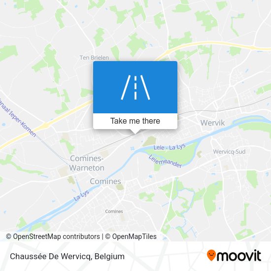 Chaussée De Wervicq plan