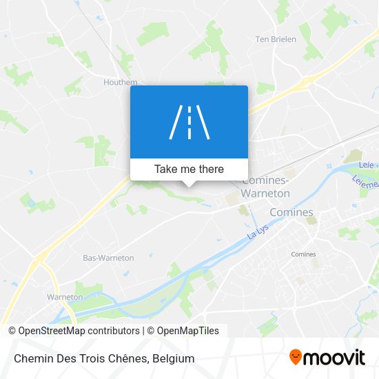 Chemin Des Trois Chênes map