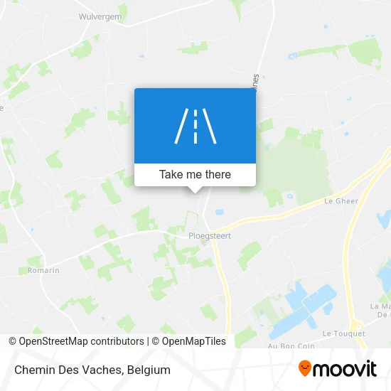 Chemin Des Vaches map