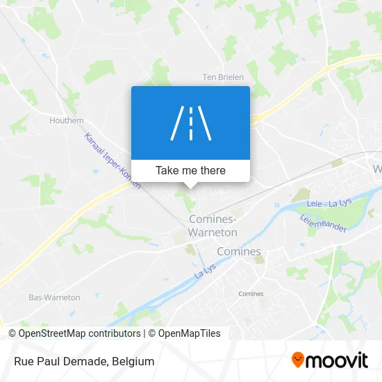 Paul Demade Street map