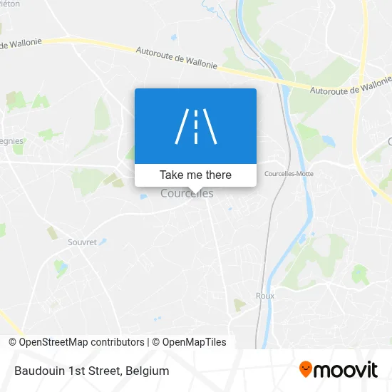 Baudouin 1st Street map