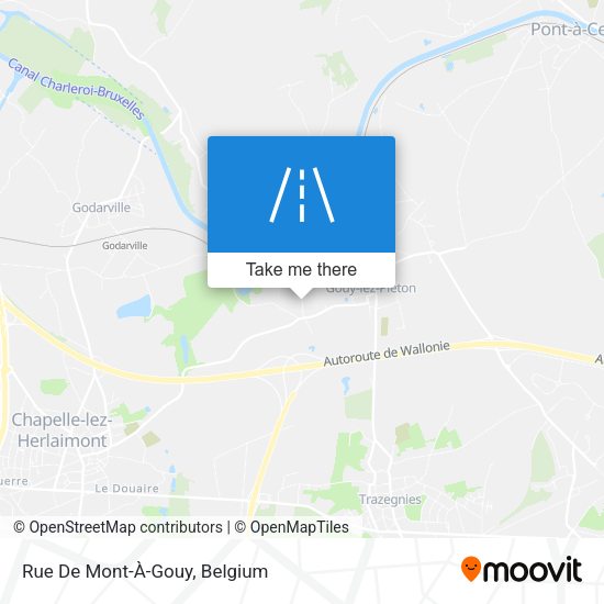 Rue De Mont-À-Gouy plan