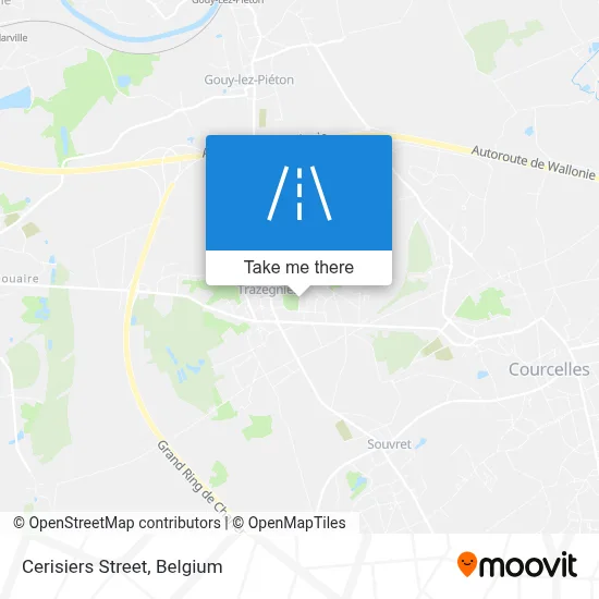 Cerisiers Street map