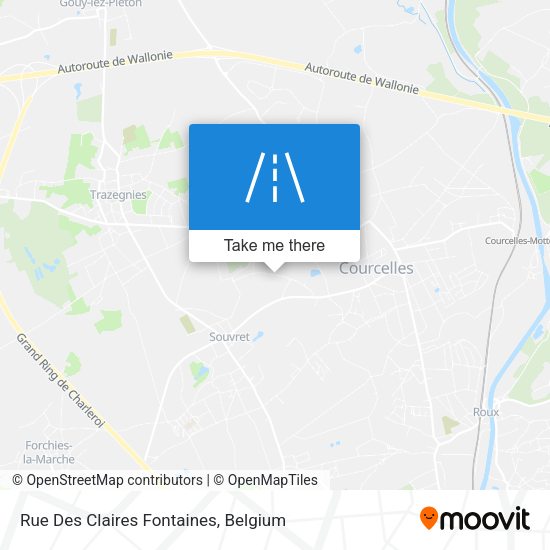 Rue Des Claires Fontaines plan