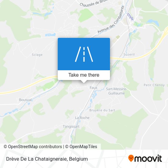 Drève De La Chataigneraie plan