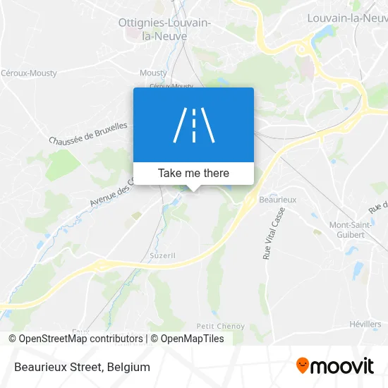 Beaurieux Street map