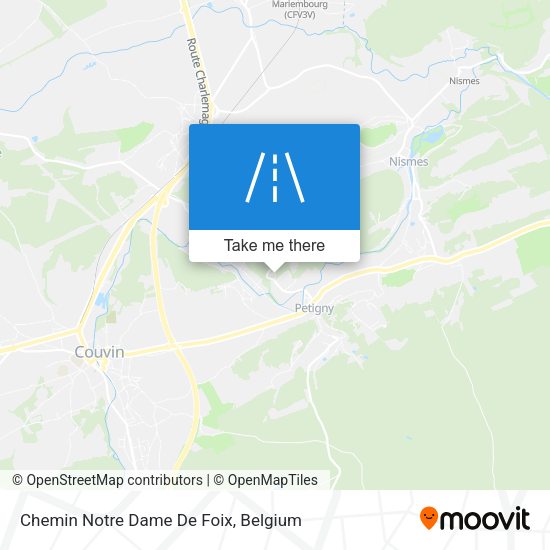 Chemin Notre Dame De Foix map
