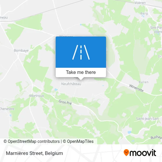 Marnières Street map