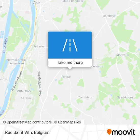 Saint Vith Street map