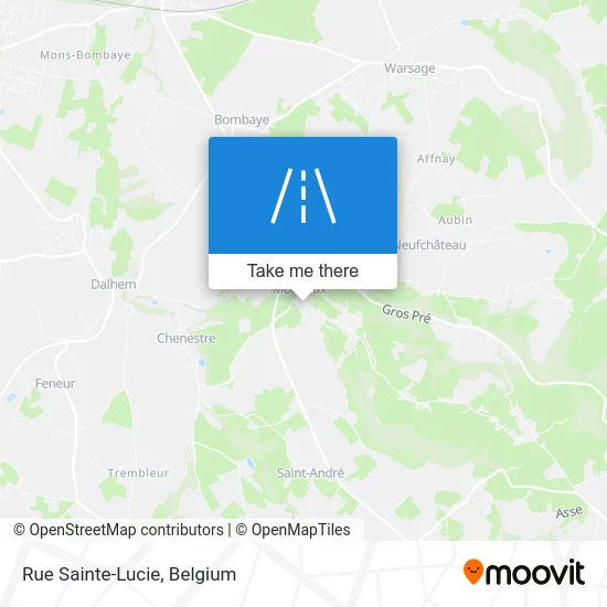 Saint Lucy Street map