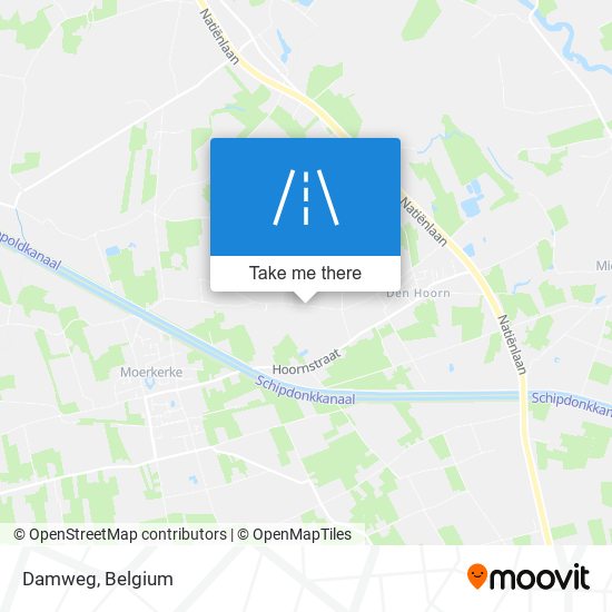 Damweg map